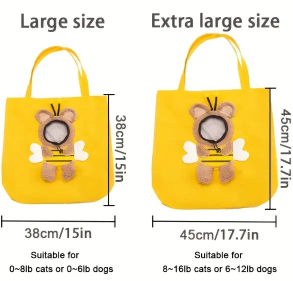 Little Bee Design Cat Dog Carrier Bags